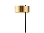 Stalinis naktinis šviestuvas SEARCHLIGHT Knox, E14, 1x60W, AXPxG 49x25x25 cm, aukso sp., EU20224-1GO