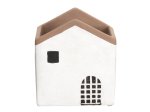 Lauko vazonas 4Living NAMAS, baltos sp., 18 x 18 x 20 cm.