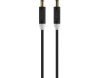 AUX audio laidas HAVIT M.CUBE 881, 3,5-3,5 mm, 1m, juodos spalvos