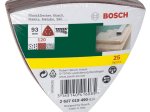 Šlifavimo popierius BOSCH Delta, K120,25 vnt.