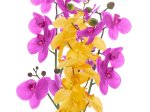 Dirbtinė gėlė orchidėja NOVELLY HOME GFQ-001, violetinės sp., aukštis - 58 cm