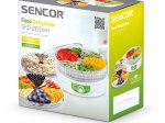 Vaisių džiovintuvas SENCOR SFD 2105 WH, 250 W, tūris 3 l, 5 padėklai, skersmuo 33 cm