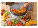 Vaisių džiovintuvas SENCOR SFD 2105 WH, 250 W, tūris 3 l, 5 padėklai, skersmuo 33 cm