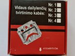 Kabės Nr. 2, dailylentėms, 1,5 mm, 100 vnt.