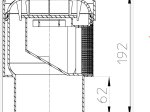 Alsuoklis HUTTERER & LECHNER 900Neco, DN110, dviguba sienelė