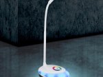 Stalinis šviestuvas GLOBO Minea, LED, 3 W, 230V, 280 lm, 5000 K, RGB 1,4 W, sensorinis, dimer., USB, 2200 mAh, baltos sp., 300x110x480 mm, 58264