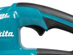 Akumuliatorinės gyvatvorių žirklės MAKITA DUH506Z, 18 V, darbinis plotis 50 cm, bešepetėlinis variklis, svoris 2,8 kg. Be akumuliatorių ir pakrovėjo.