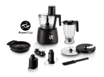 Virtuvinis kombainas PHILIPS HR7776/90, juoda sp.