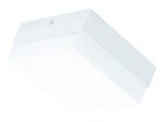 LED šviestuvas TOPE Tora, 12W, 3000K, 852 lm, IP40, virštinkinis, kvadratinis, baltos sp., matmenys 120 x 120 x 55 mm, 6004000052