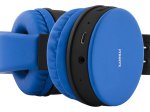 Ausinės STREETZ HL-BT401, belaidės, Bluetooth 5, sulankstomos, mėlyno sp.