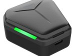 Ausinės STREETZ TWS-115, True Wireless Stereo, 500 mAh, su dėžute, matinės juodos sp.