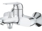 Vonios maišytuvas GROHE QuickFix Swift 2023, sieninis, su diverteriu, chromas, 24335001