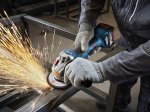 Akumuliatorinis kampinis šlifuoklis BOSCH Professional, GWS 18 V-8, 18 V, maks. disko skersmuo 125 mm, komplekte 2 x 5,0 Ah akumuliatoriai ir kroviklis, lagaminas, 06019N9003