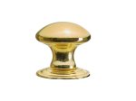 Baldų rankenėlė rutulio formos antik HETTICH, dengta žalvariu D22mm, 9150440