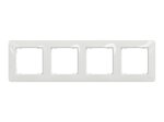 Rėmelis SCHNEIDER 10-1-Sdd311804, SEDNA Design, 4 vietų, baltos spalvos