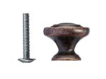 Baldų rankenėlė antik rutulio formos HETTICH, vario sp. D25, 9202464