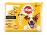 Šunų ėdalo rinkinys PEDIGREE Adult, maišeliuose, 4vnt x 100g