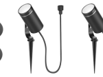 Išmanusis lauko šviestuvų rinkinys DELTACO, Smart Home SH-GLK01, LED 8W, RGB + švelni balta, išmanus adapteris, 2m ilgintuvas, 2 vnt.