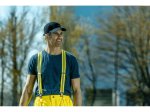 Kepurė HOGERT WORKWEAR Alf, su snapeliu, juoda spalva