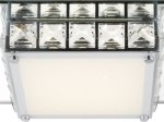 Lubinis LED šviestuvas GLOBO Margo, 12W, 230V, 4000K, 720 lm, chromas, K5 kristalai, stiklas, 250 x 250 x 70 mm, 49355