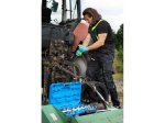 Puskombinezonis HOGERT WORKWEAR Reetz, 58% medvilnė, 40% poliesteris, 2% elastanas, juoda spalva, M (50) dydis, CE