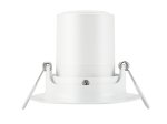 Montuojamas šviestuvas PHILIPS Pomeron, įleidžiamas, LED 3 W, 4000 K, dimeriuojamas, 210 lm, IP20, 15000 val., 90 mm skersmens
