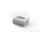 Daiktadėžė PLAST TEAM Basic Box, su dangčiu, skaidri, 42,5 x 21,3 x 33 cm, 20 l