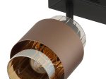 Kryptinis šviestuvas GLOBO Milley, E27, 1 x 40W, 230V, matinės bronzos spalvos, 385 x 100 x 125 mm, 15560-2C