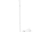 Toršeras AVIDE Angel At-9362, LED, 12 W, 220-240 V, 4000 K, 500 lm,  IP20, dimeriuojamas, 3 švietimo režimai, 1390 x 176 mm, baltos sp.