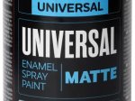 Aerozoliniai dažai INRAL Universal, balta RAL9010, matinė, 400ml