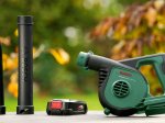 Akumuliatorinis lapų pūstuvas BOSCH Universal Leaf Blower 18V-130, 18 V, 2,5 Ah akumuliatorius, kroviklis
