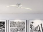Lubinis vonios šviestuvas GLOBO Jules, LED, 12W, 230V, 3000-4000-6000K, CCT, 720lm, chromo spalvos, akrilo krištolo skaidrumas, atminties funkcija, IP44, 590 x 120 x 105 mm