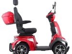 Elektrinis skuteris EKOMOTO Spirit-3 MDR, Raudonas, 20 Ah švino baterija