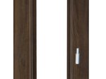 Laminuota durų stakta VOSTER, reguliuojama, su apvadais, kompl. durų varčiai, dešininė, spalva Oak, matmenys 100-140 x 80 x 2109 mm, 2 vnt., 110-140 x 80 x 784 mm, 1 vnt.