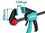 Spaustuvas TOTAL, maks. 135 kg, 80x600 mm, THT1346802
