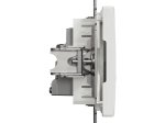 Antenos lizdas SCHNEIDER Sedna Design, 1 vietos, įleidžiamas, baltos sp., SDD111471