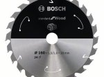 Medienos pjovimo diskas BOSCH, 160x20/15.875x1.5/1.0x24T
