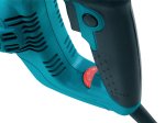 Elektrinis tiesinis pjūklas MAKITA JR3070CT, galia 1510 W, 0-2800 min-1, švytuoklinio pjovimo funkcija, AVT, greitai keičiami pjūkleliai 4,6 kg