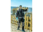 Kepurė HOGERT WORKWEAR Wipper, su sutvirtinimu, juoda spalva, 57-61 cm dydis