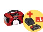 Akumuliatorinis oro kompresorius EINHELL PRESSITO 18/21 Solo, 18 V, maksimalus darbinis slėgis 10,5 bar, be akumuliatoriaus ir kroviklio