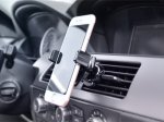 Automobilinis laikiklis DELTACO Arm-238, tvirtinamas į automobilio ventiliacijos groteles, telefonams 60-88mm, juodos spalvos