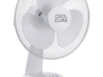 Stalinis ventiliatorius COOL CLIMA, 40W, 30 cm, 3 greičiai, baltos sp.