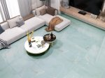 Akmens masės plytelės BUENO EURO MADRID Gun Onyx Turquoise, 60 x 120 cm, 1,440 m2/dėž., rektifikuotos, poliruotos, glazūruotos, spl. turkio