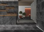 Akmens masės plytelės BUENO EURO MADRID Ferro Nero, 60 x 120 cm, 1,440 m2/dėž., rektifikuotos, "punch carving", glazūruotos, spl. Juoda