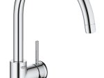 Plautuvės maišytuvas GROHE QuickFix Start Classic, C formos, chromas, 31553001