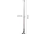 Laikiklis KID-MAN 01-54032C, 81 cm, prie sienos, chromuotas
