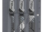 Siaurapjūklių laminatui komplektas BOSCH T-kotu, T 101 BIF (2x), T 101 AOF