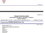 Automobilių oro gaiviklis WUNDER-BAUM, Zitrone, pakabinamas