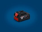 Akumuliatorius BOSCH Professional GBA 18 V 4.0Ah, 18 V, akumuliatoriaus talpa 4,0 ah, 1600Z00038