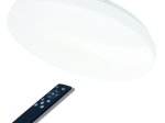 Lubinis LED šviestuvas TOPE Sopot, 2x24 W, 3000-6500K, 220-240V, 1918-4464 lm, 375 x 80 mm, IP20, dimeriuojamas, su pultu